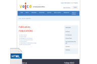 VOICE for Hearing Impaired Children: Publications